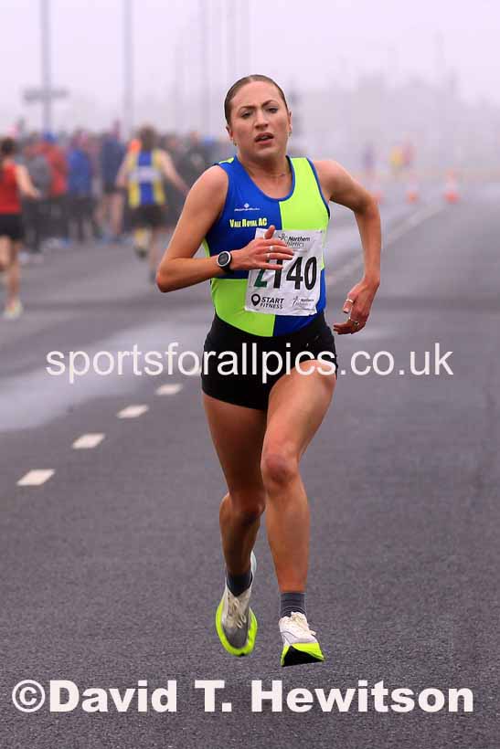 Senior womens 6 Stage 2023 Northern Mens 12 stage and Womens 6 Stage Relays and Young Athletes, Redcar. Photo: David T. Hewitson/Sports for All Pics